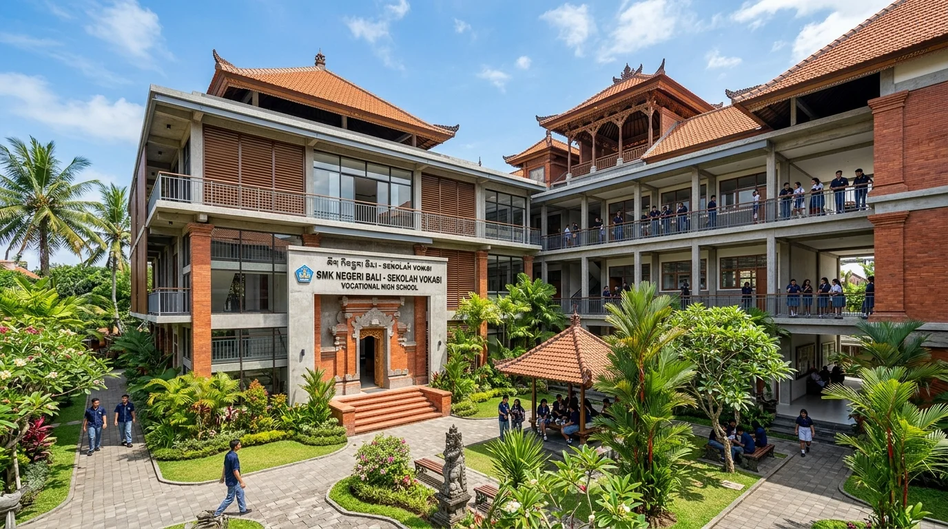 Dokumentasi proyek Pelaksanaan Pekerjaan Pembangunan Gedung SMKN Kubu Karangasem
